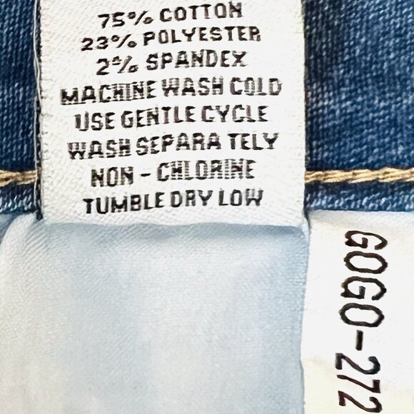 NWT FLYING ANGEL Women's Blue Jeans Size 9/29 Flower Embroidery Boot Cut Stretch - Picture 11 of 15